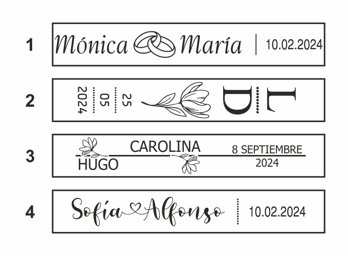 Personalized wooden bottle opener