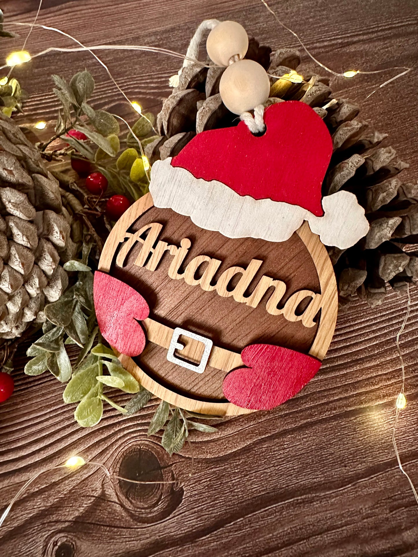 Bola de Navidad. Modelo Noel, personalizada con nombre