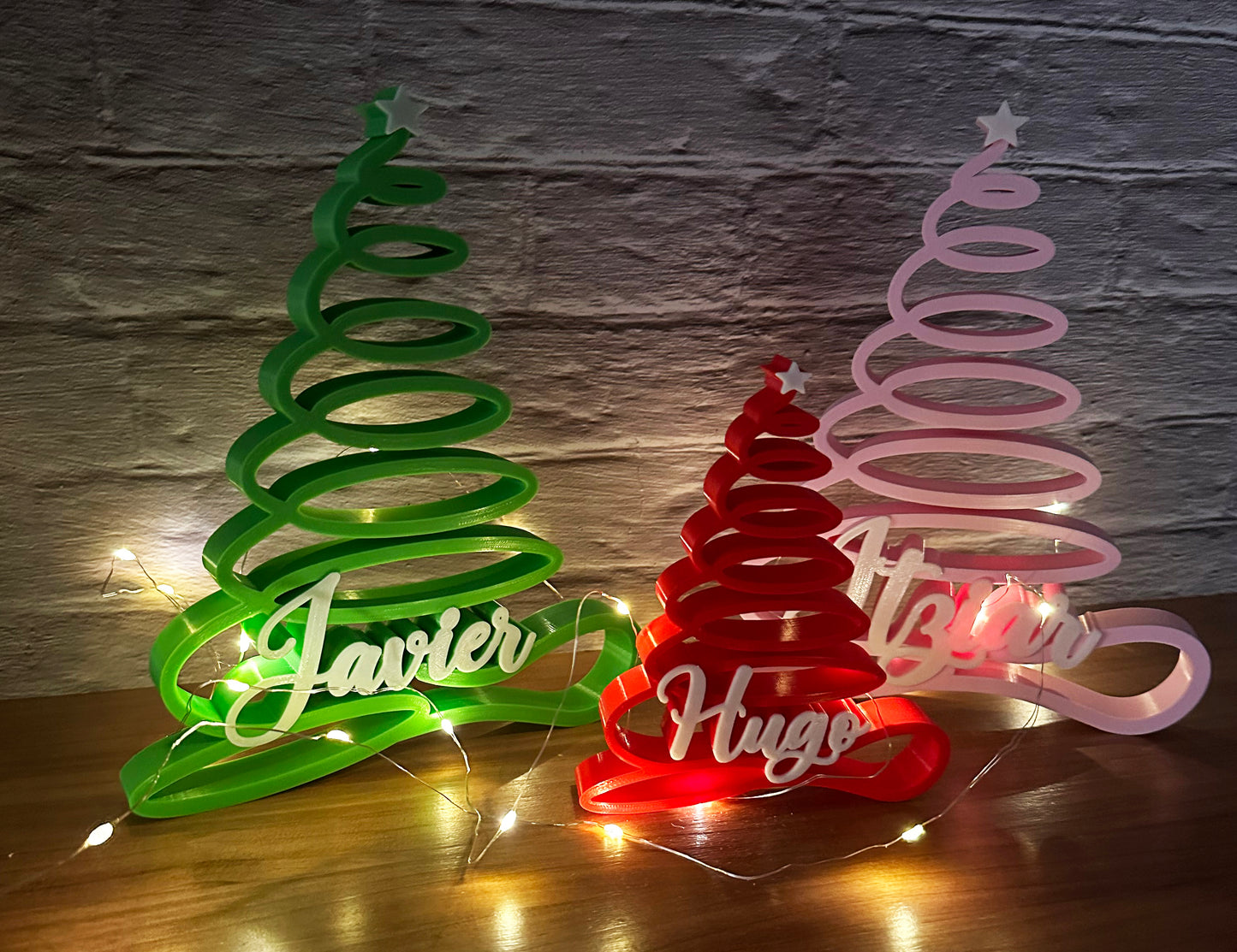 Árbol de Navidad personalizado con nombre