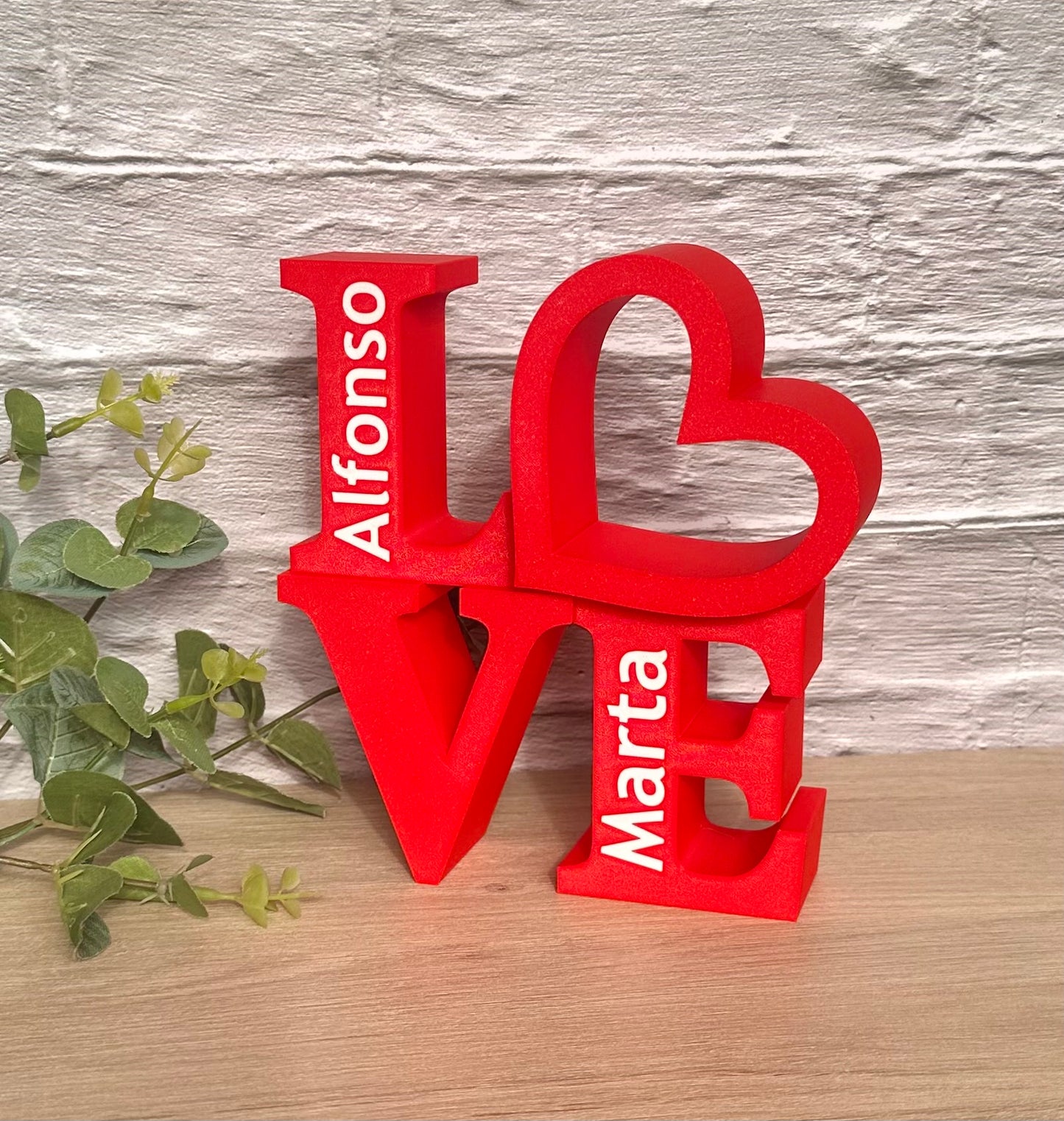 Love en 3D con nombres
