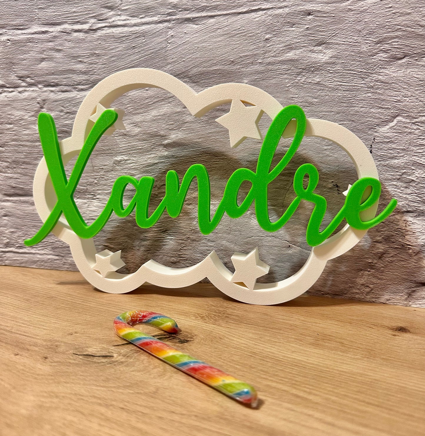 Nube personalizada con nombre.