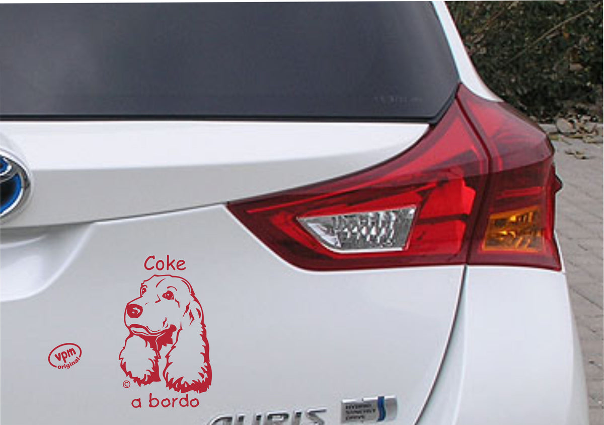 Pegatina/Adhesivo COCKER personalizado