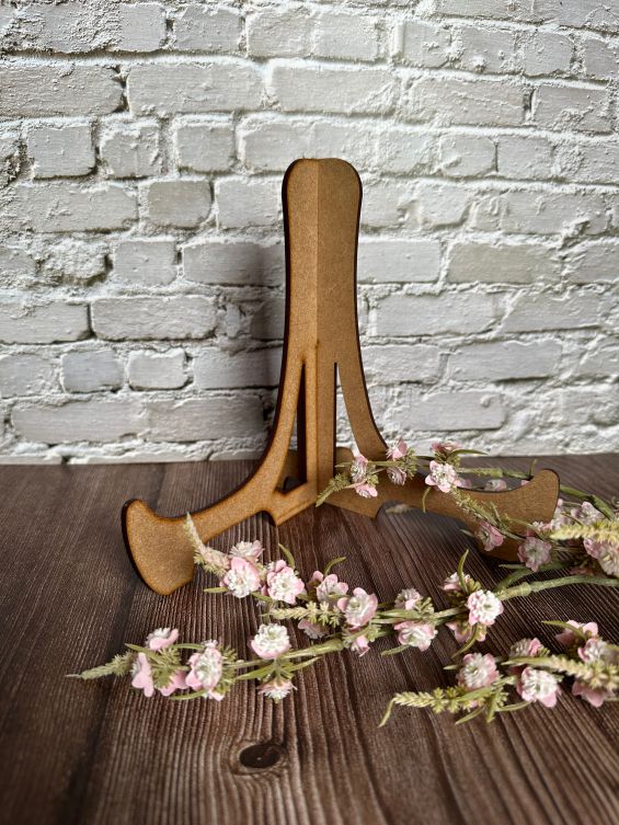 soporte de madera para portaalianzas