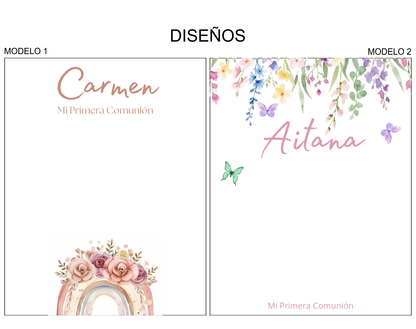 Vela margarita personalizada para invitados