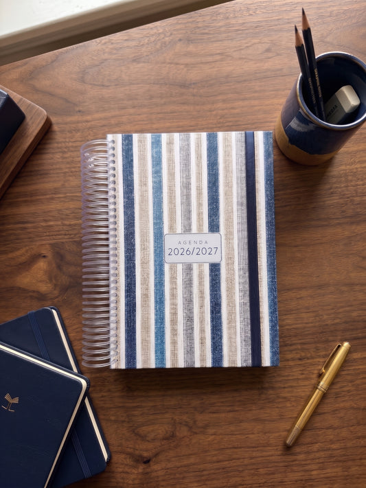 STRIPES - Agenda Diaria Personalizada 12 Meses