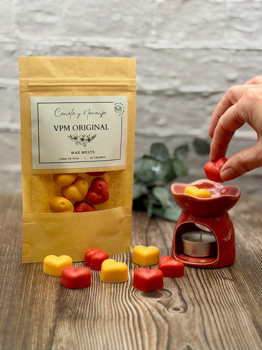 Wax Melts artesanales Canela y Naranja