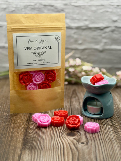 Wax Melts artesanales Rosa de Japón