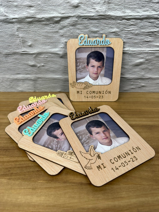 Pack of 6 photo frames for Communion