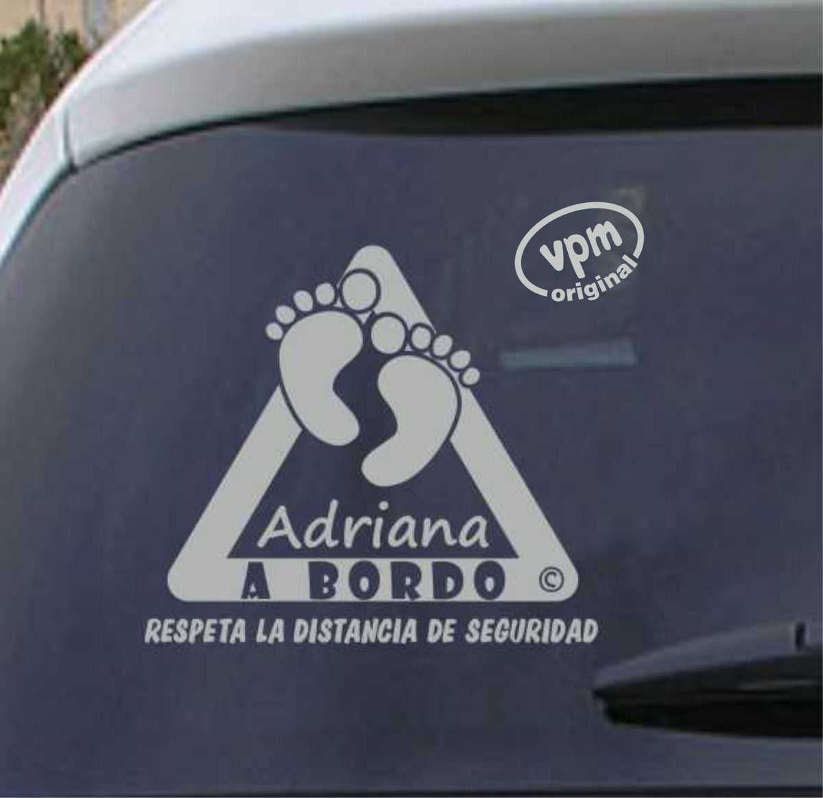 VPM03 Pegatina/Adhesivo BEBÉ A BORDO personalizado