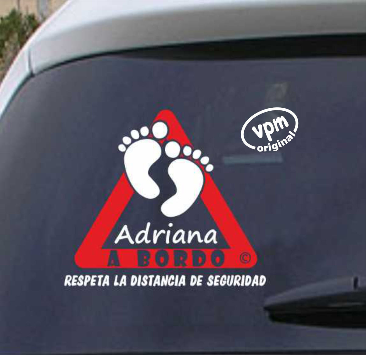 VPM03 Pegatina/Adhesivo BEBÉ A BORDO personalizado