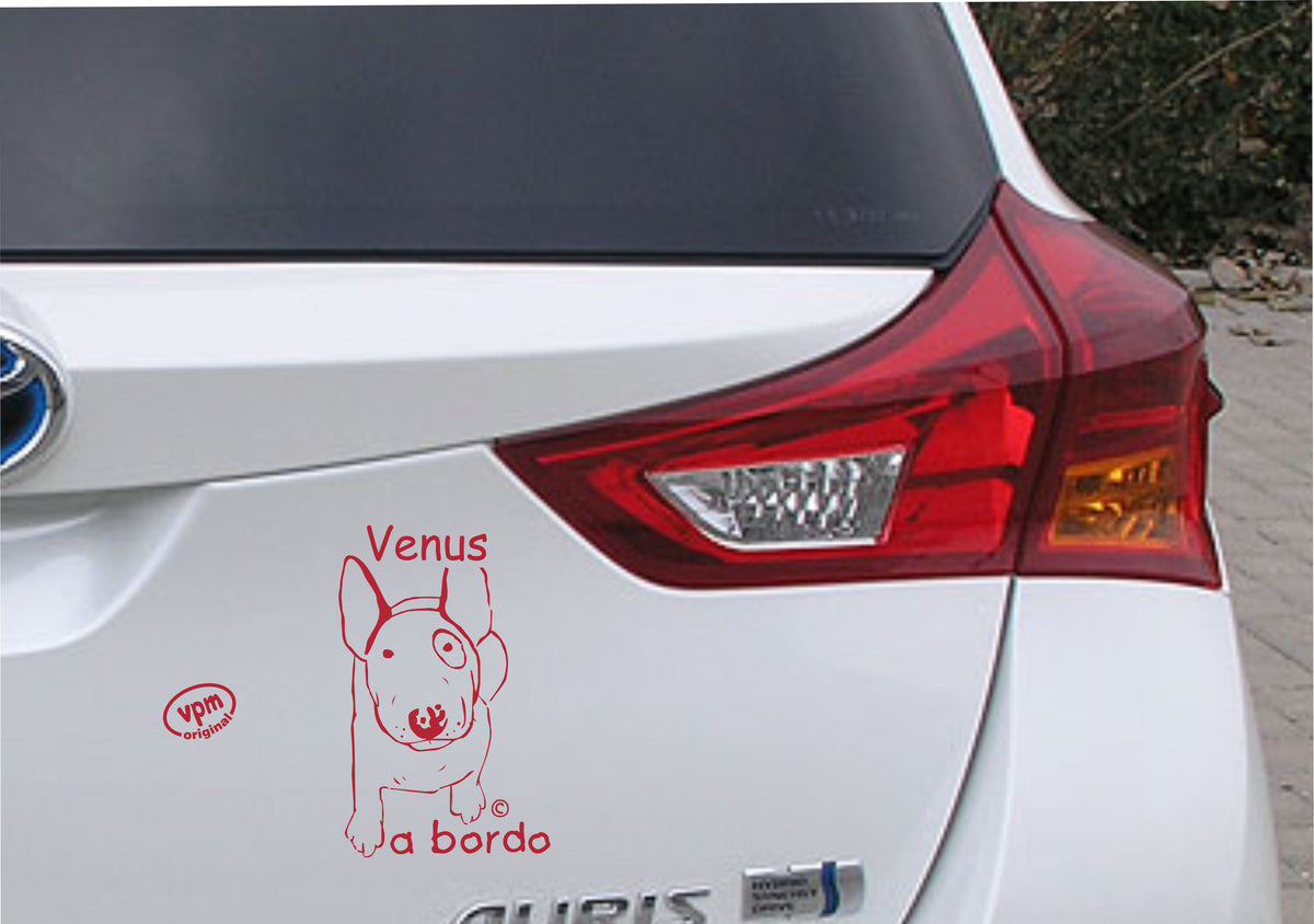 Pegatina/Adhesivo BULLTERRIER personalizado