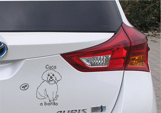 Pegatina/Adhesivo BICHÓN personalizado