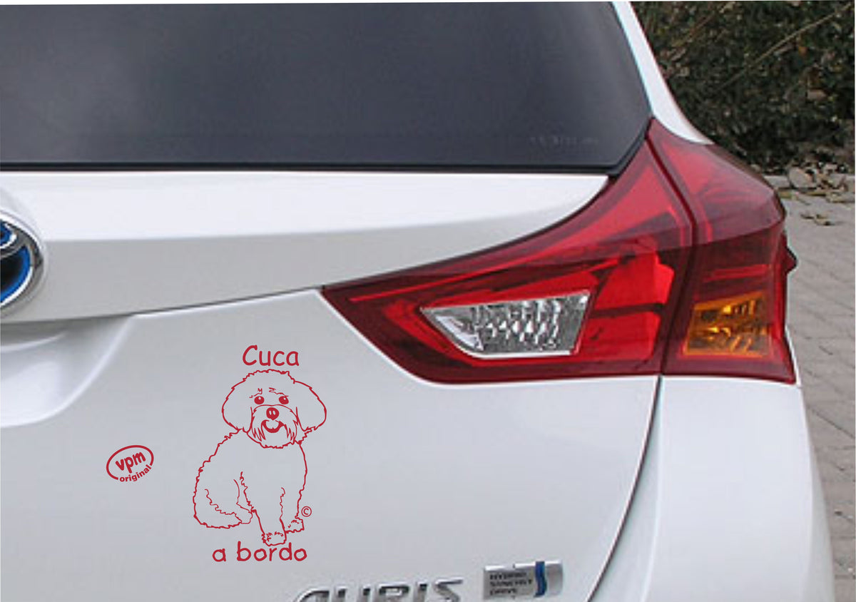 Pegatina/Adhesivo BICHÓN personalizado
