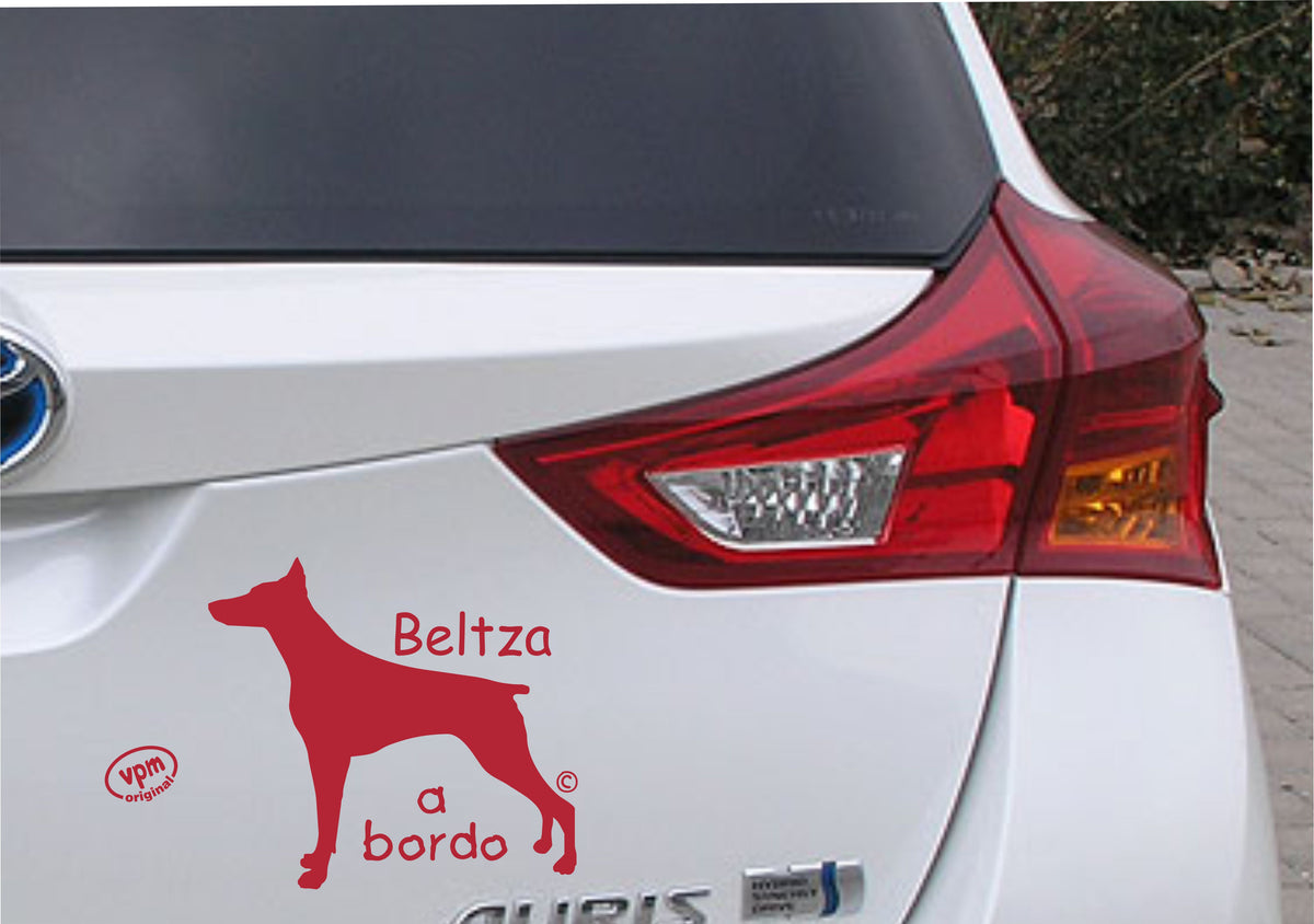 Pegatina/Adhesivo DOBERMAN personalizado