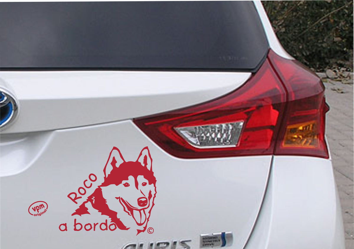 Pegatina/Adhesivo HUSKY personalizado