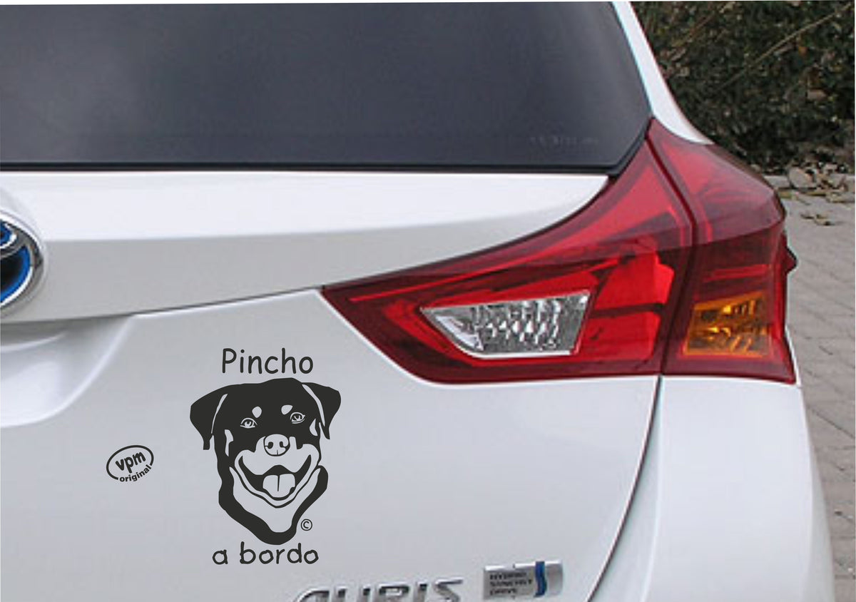 Pegatina/Adhesivo ROTTWEILER personalizado