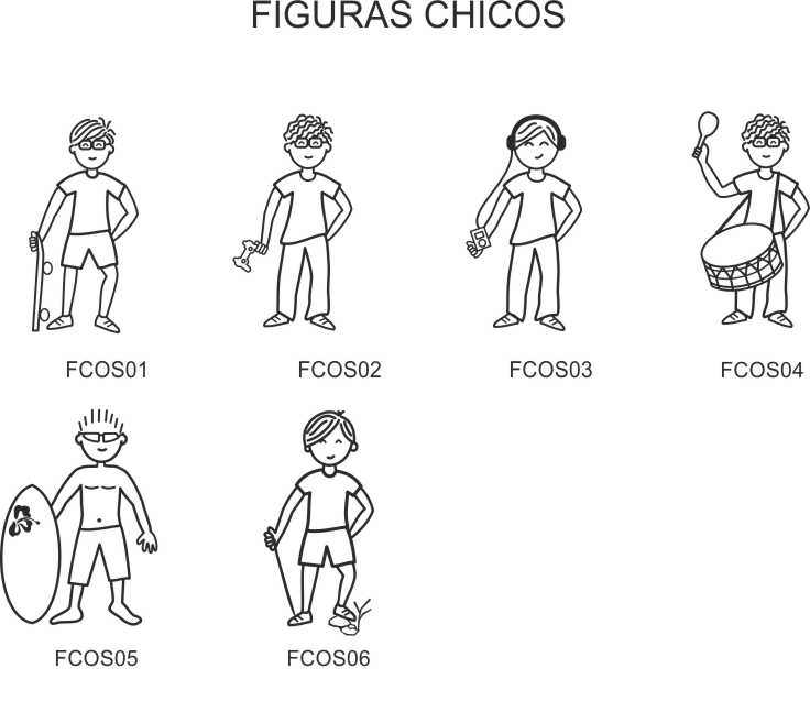 Pegatina/Adhesivo de figuras de familia personalizada con 2 miembros
